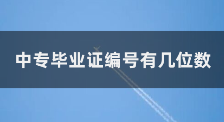 2003年中专毕业证编号是几位？编号填写规则详解