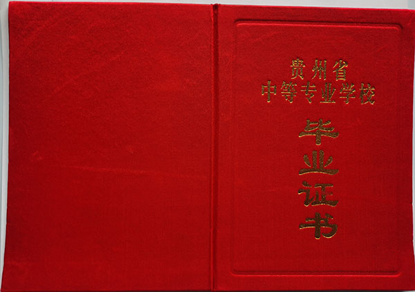 贵州省2002年中专毕业证样本：样式、查询